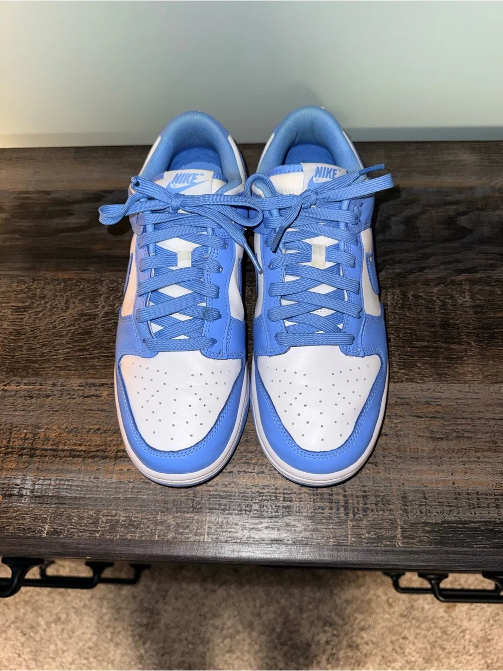 Nike Low-Top Sneakers in Sky Blue and White